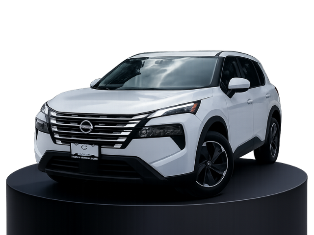 White Nissan Rogue