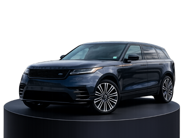 Dark blue Range Rover Velar