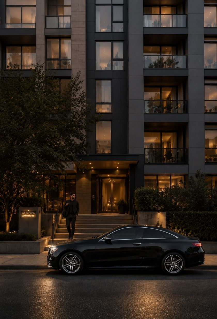 Z1 Cars chauffeur delivering a luxury SUV